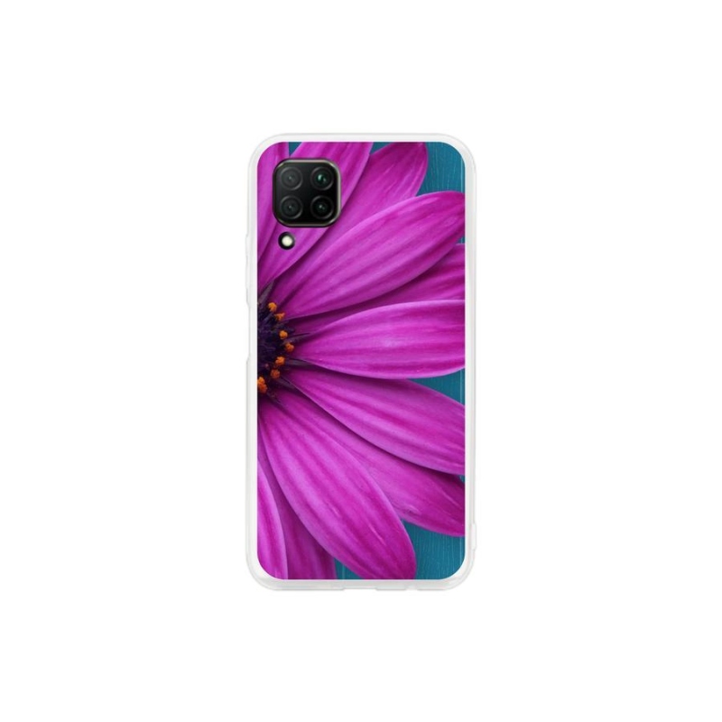 Gél tok mmCase a mobil Huawei P40 Lite készülékhez - lila százszorszép