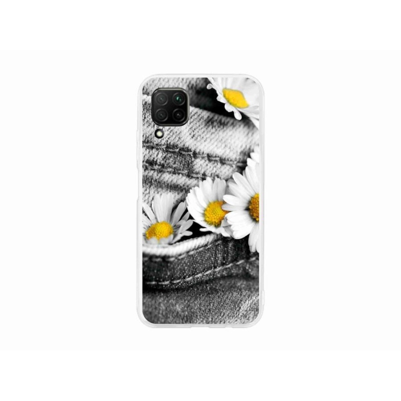 Gél tok mmCase mobil Huawei P40 Lite - százszorszépek