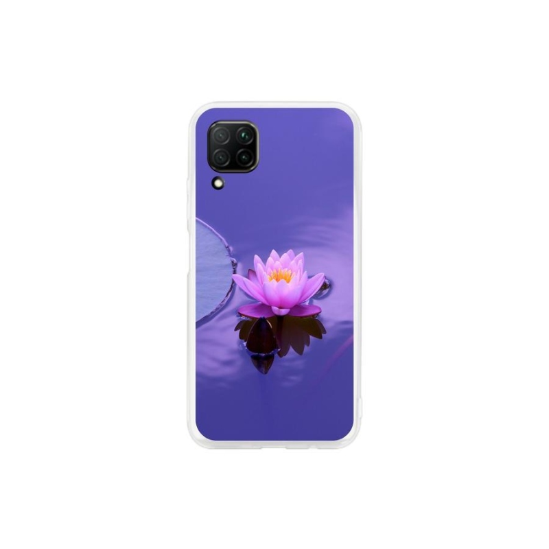 Gél tok mmCase mobil Huawei P40 Lite - virág a vízen