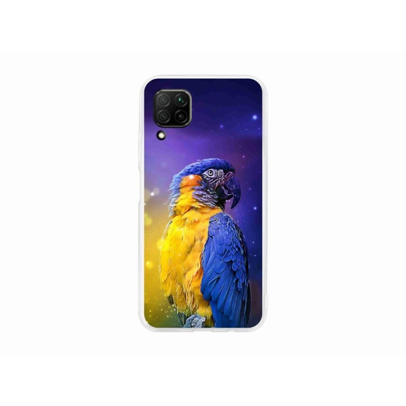Gél tok mmCase mobil Huawei P40 Lite - papagáj ara 1