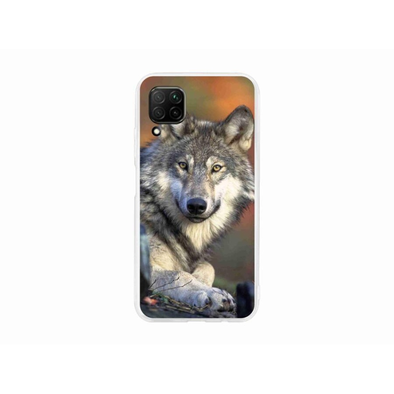 Gél tok mmCase mobil Huawei P40 Lite - farkas