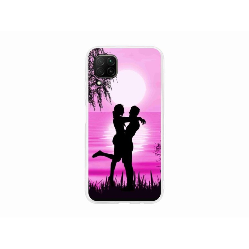 Gél tok mmCase mobil Huawei P40 Lite - naplemente