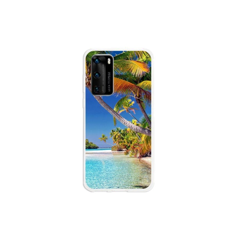 Gél tok mmCase a mobil Huawei P40 - tengerpartra