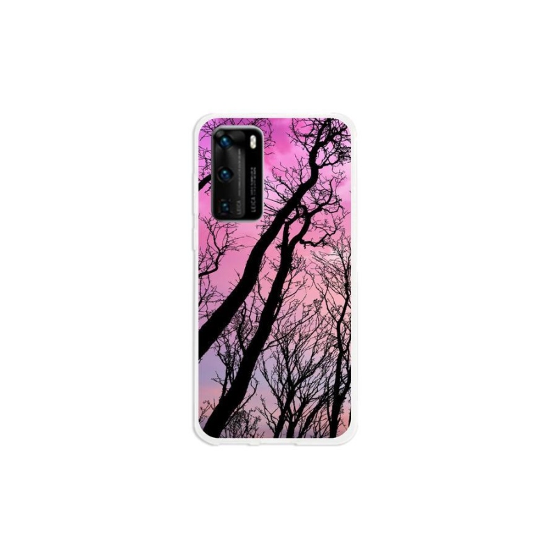 Gél tok mmCase a mobil Huawei P40 - kidőlt fákhoz