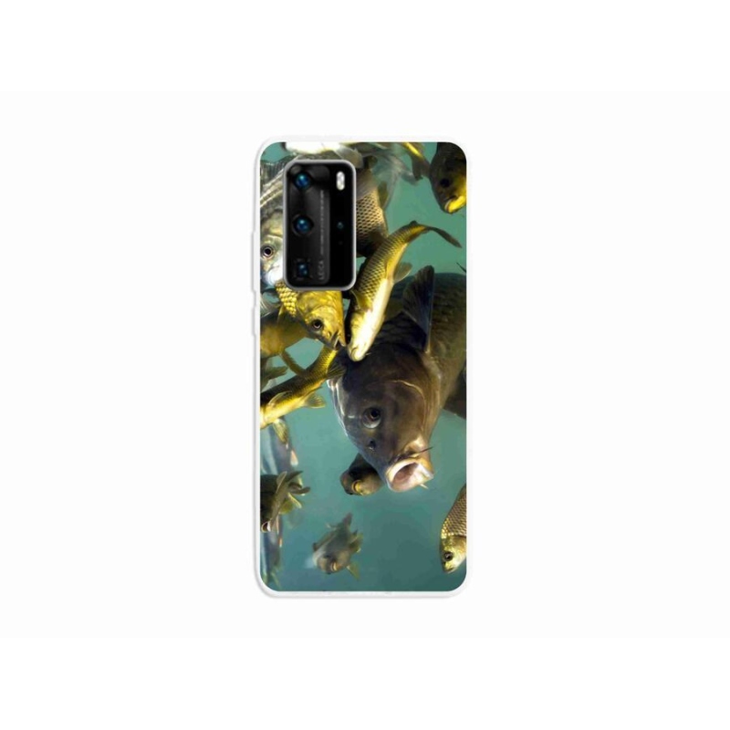 Gél tok mmCase a mobil Huawei P40 Pro - halak iskolája számára