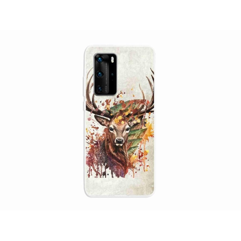 Gél tok mmCase mobil Huawei P40 Pro - szarvas 1