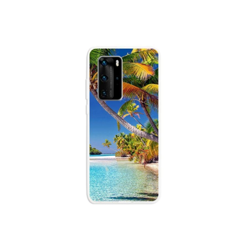 Gél tok mmCase a mobil Huawei P40 Pro - tengerpartra