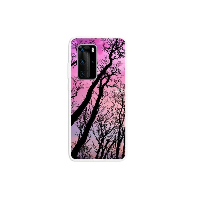 Gél tok mmCase a mobil Huawei P40 Pro - kidőlt fák számára