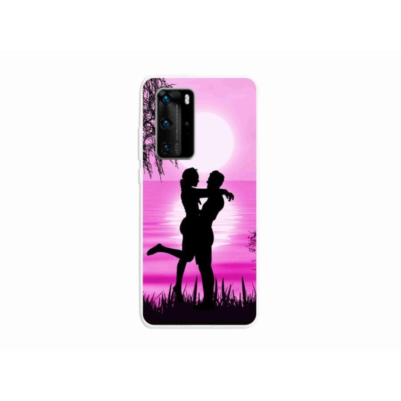 Gél tok mmCase a Huawei P40 Pro számára - naplemente