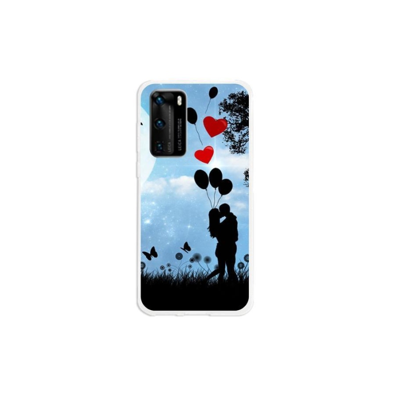 Gél tok mmCase mobil Huawei P40 - szerelmes pár