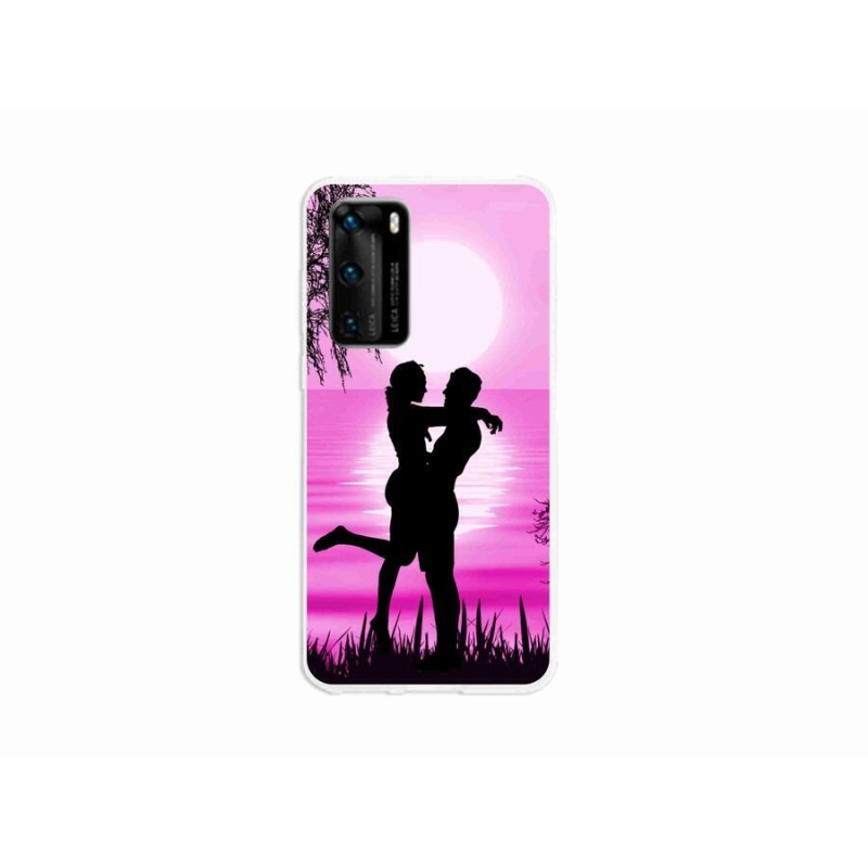 Gél tok mmCase mobil Huawei P40 - naplemente