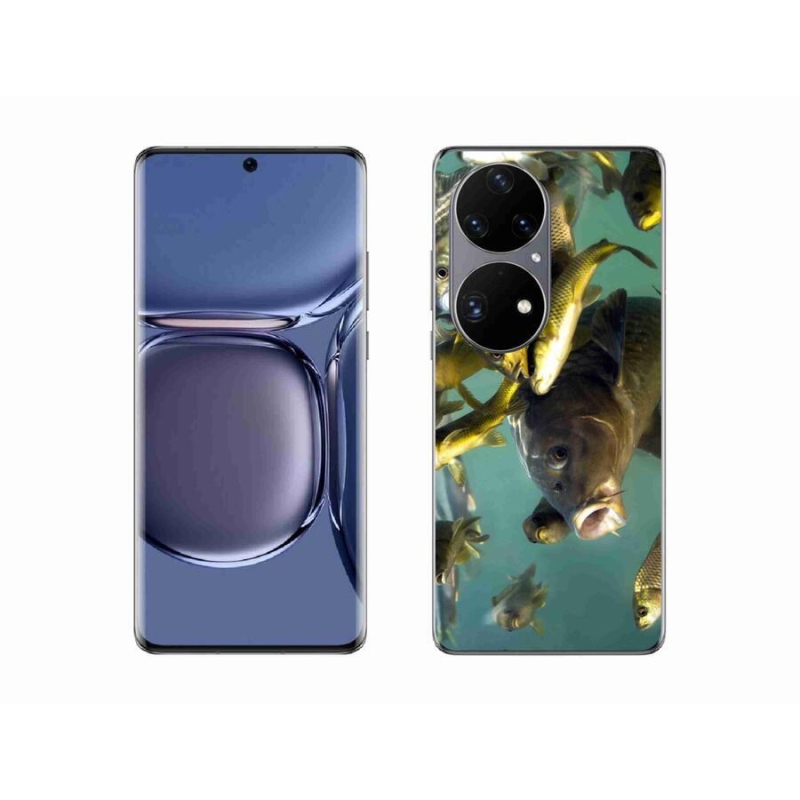 Gél tok mmCase a mobil Huawei P50 Pro - halak iskolája számára