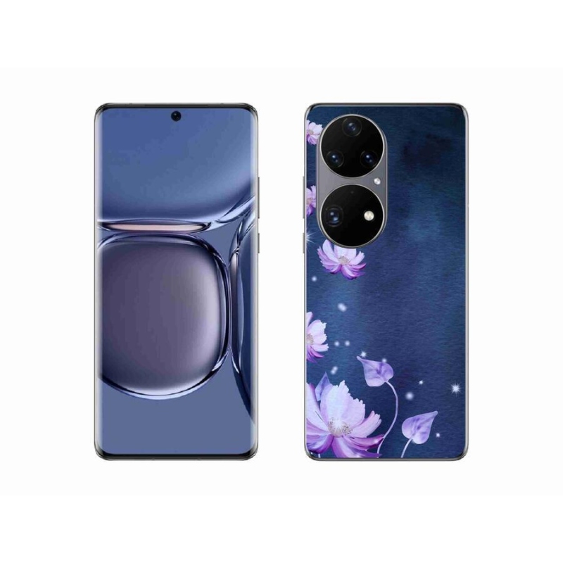 Gél tok mmCase a mobil Huawei P50 Pro készülékhez - virághullás