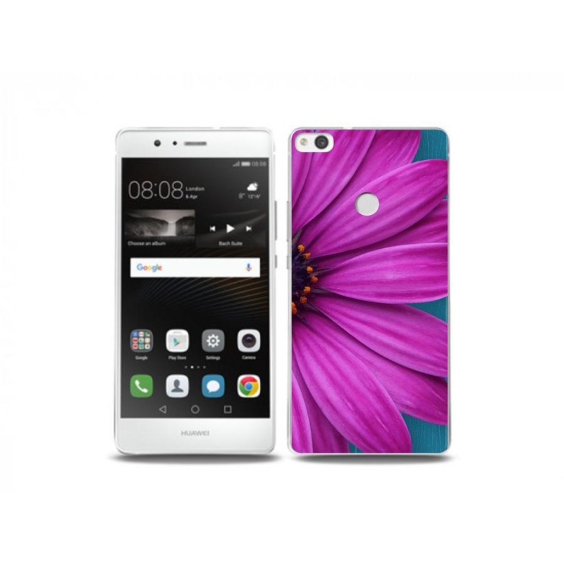 Gél tok mmCase a mobil Huawei P9 Lite (2017) - lila margaréta