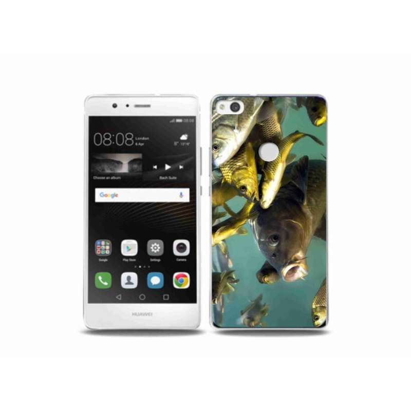Gél tok mmCase a Huawei P9 Lite (2017) számára - halak iskolája