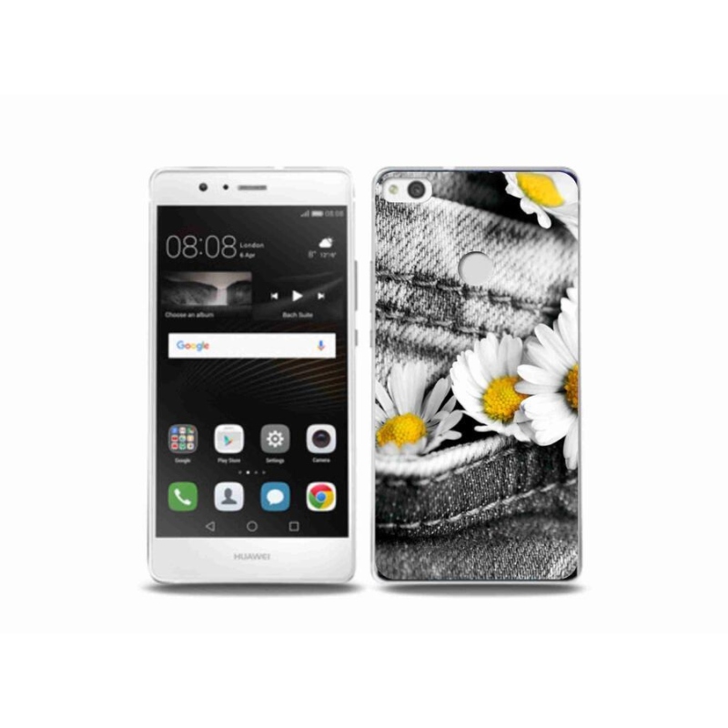 Gél tok mmCase a mobil Huawei P9 Lite (2017) - margarétákhoz
