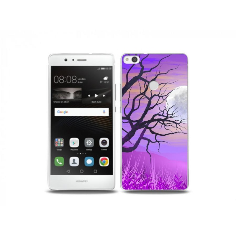 Gél tok mmCase mobil Huawei P9 Lite (2017) - rajzfilmes kidőlt fa