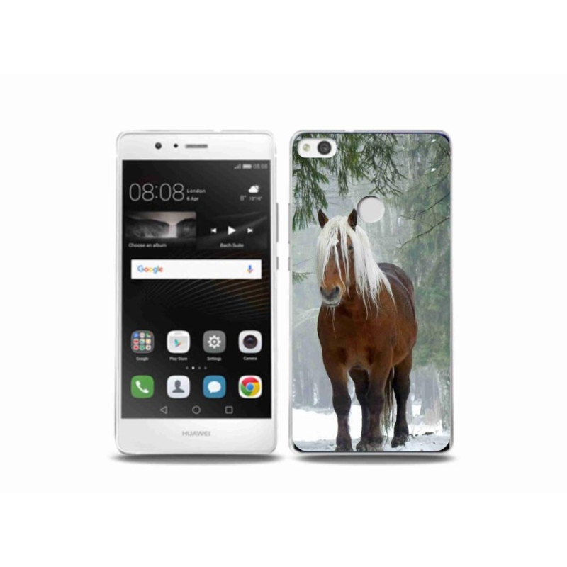 Gél tok mmCase mobil Huawei P9 Lite (2017) - ló az erdőben