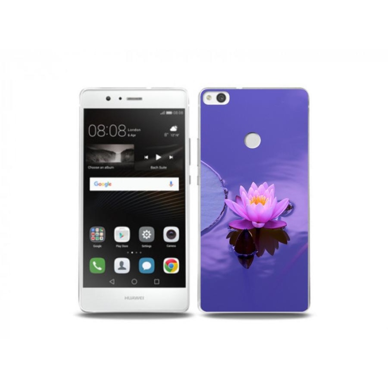Gél tok mmCase mobil Huawei P9 Lite (2017) - virág a felületen