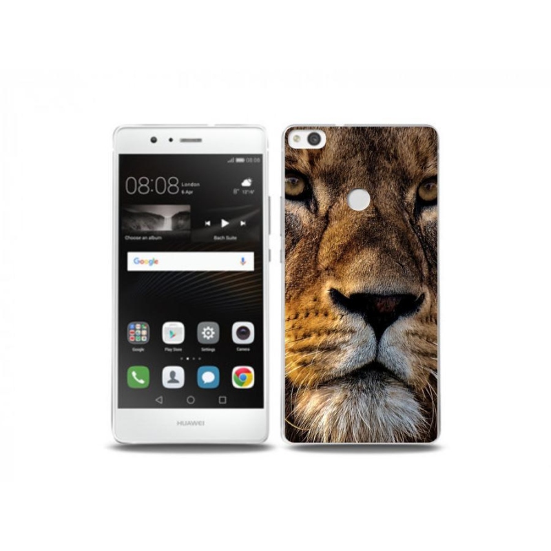 Gél tok mmCase a Huawei P9 Lite (2017) számára - oroszlán