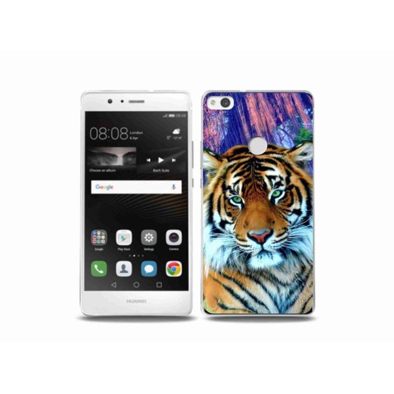 Gél tok mmCase a mobil Huawei P9 Lite (2017) - tigris