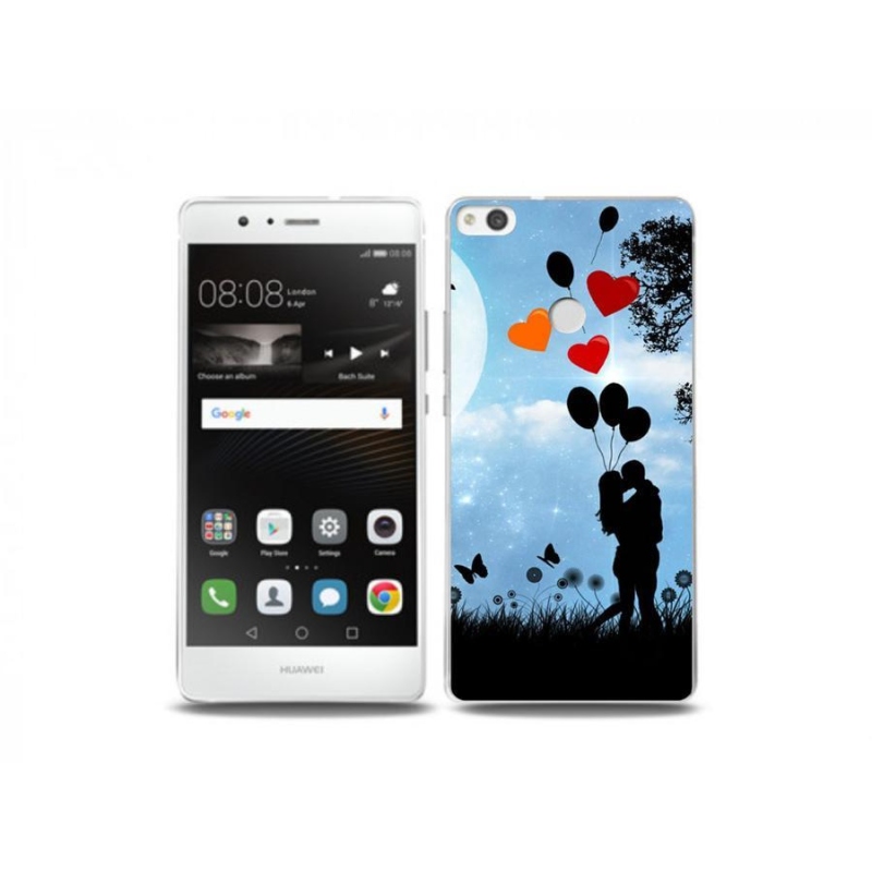Gél tok mmCase a Huawei P9 Lite (2017) számára - szerelmes pár