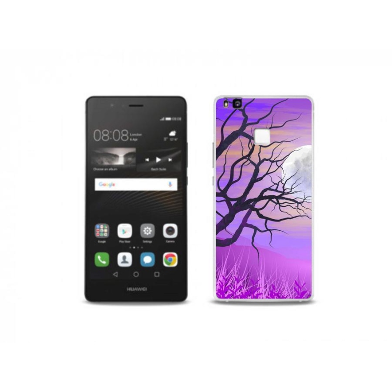 Gél tok mmCase a mobil Huawei P9 Lite - rajzfilmes kidőlt fa számára