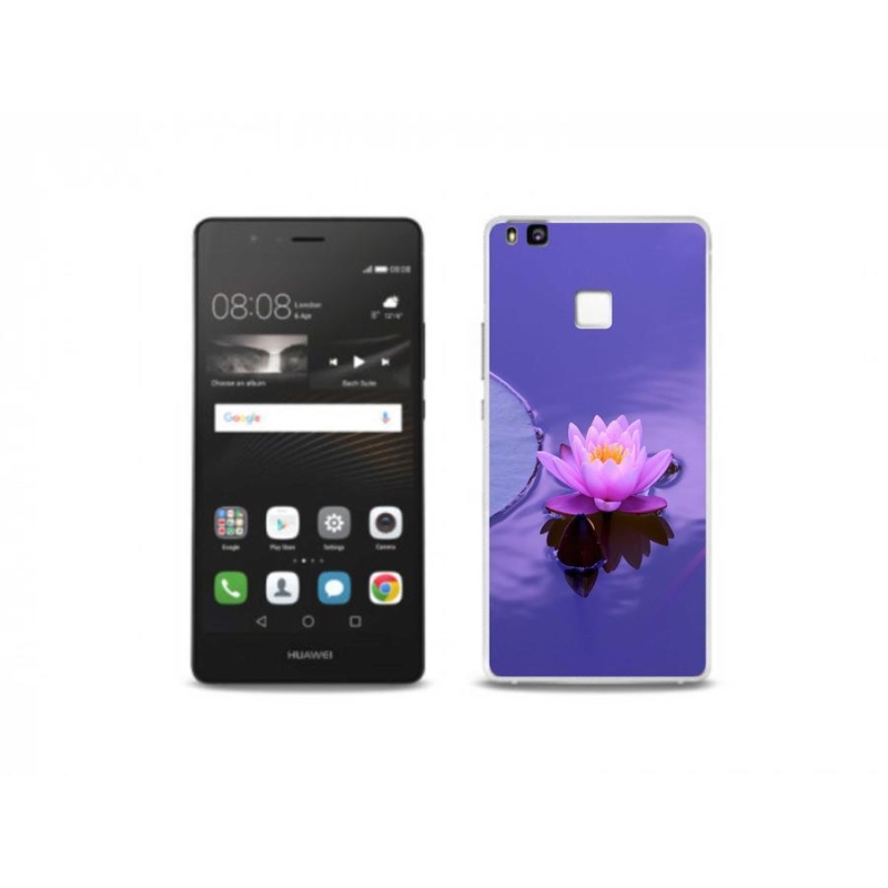 Gél tok mmCase mobil Huawei P9 Lite - virág a felszínen