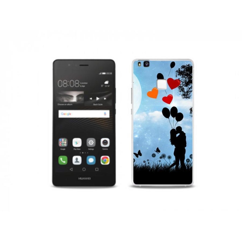 Gél tok mmCase mobil Huawei P9 Lite - szerelmes pár