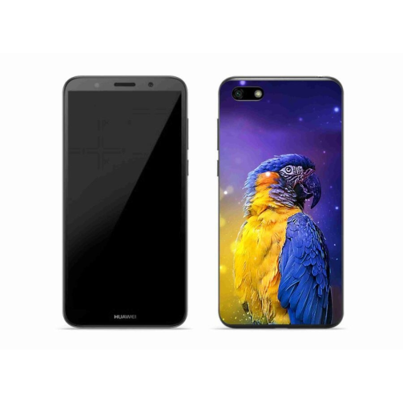 Gél tok mmCase mobil Huawei Y5 (2018) - papagáj ara 1