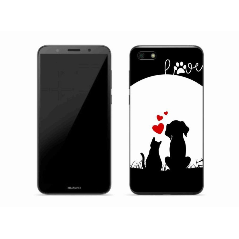 Gél tok mmCase a mobil Huawei Y5 (2018) - állati szeretet