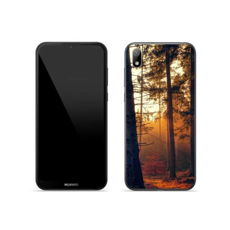 Gél tok mmCase a Huawei Y5 (2019) számára - erdő