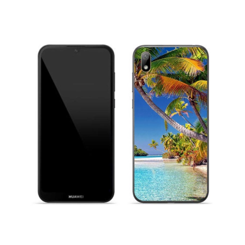 Gél tok mmCase a mobil Huawei Y5 (2019) - tengerpartra