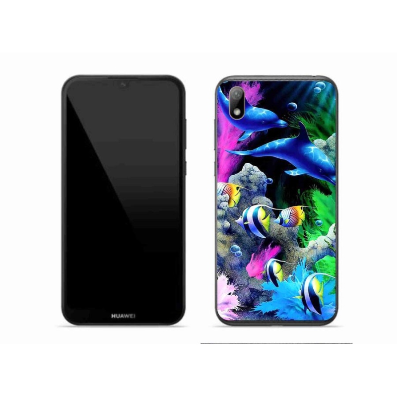 Gél tok mmCase mobil Huawei Y5 (2019) - tengeri világ