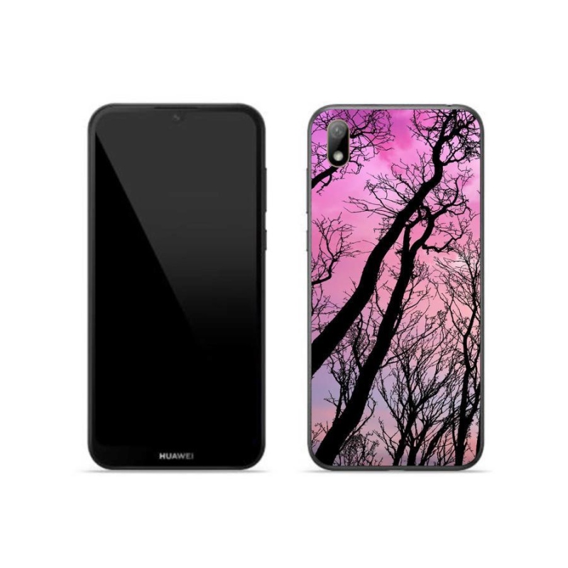 Gél tok mmCase a mobil Huawei Y5 (2019) - kidőlt fákhoz