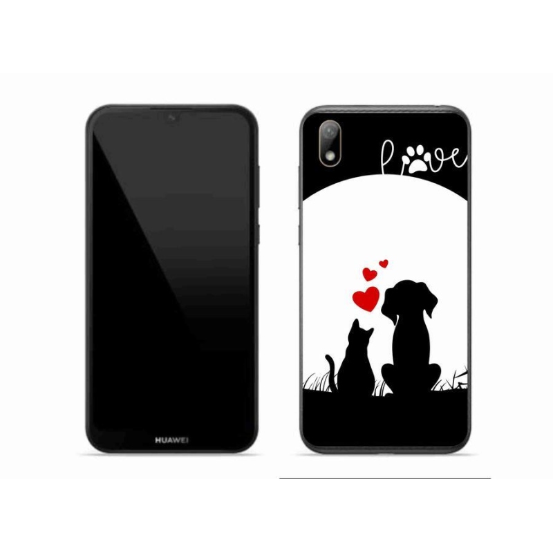 Gél tok mmCase a mobil Huawei Y5 (2019) - állati szeretet