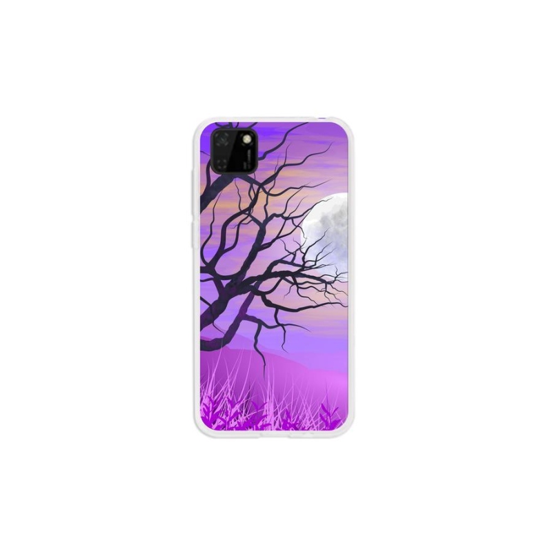 Gél tok mmCase a mobil Huawei Y5p - rajzfilmes kidőlt fa számára