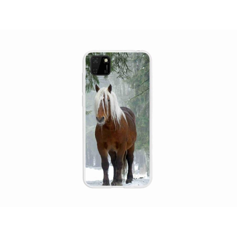 Gél tok mmCase mobil Huawei Y5p - ló az erdőben