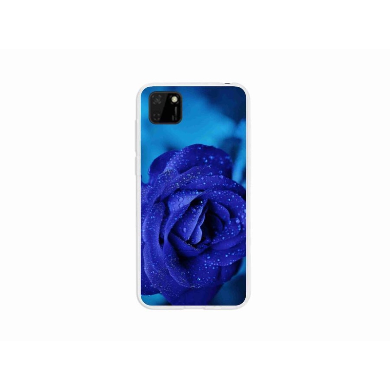 Gél tok mmCase mobil Huawei Y5p - kék rózsa