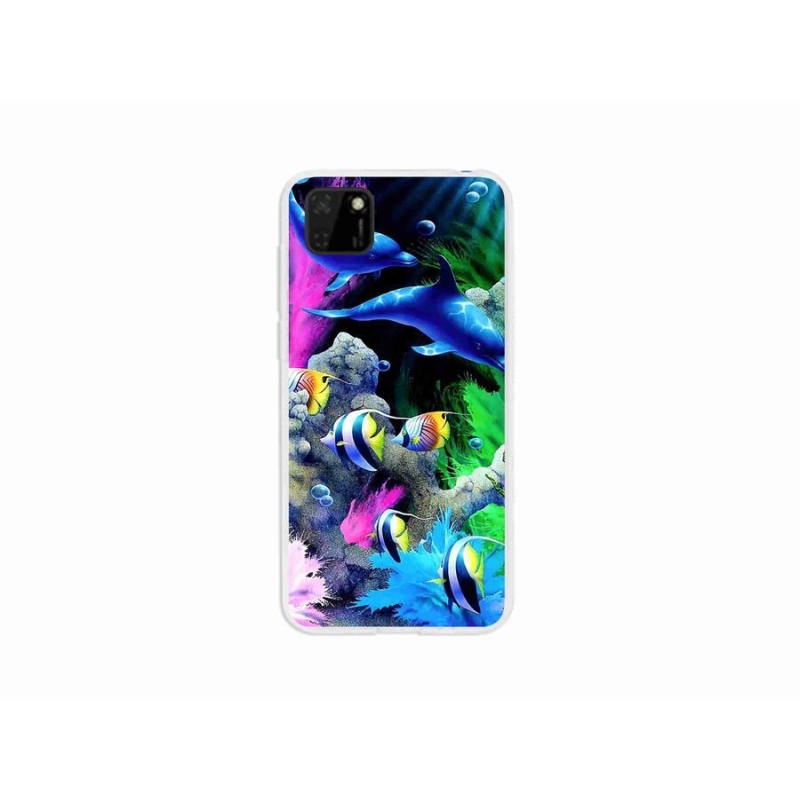 Gél tok mmCase a mobil Huawei Y5p - tengeri világhoz