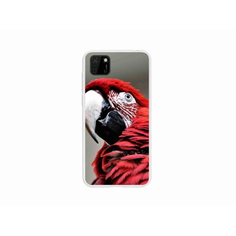 Gél tok mmCase mobil Huawei Y5p - papagáj ara piros