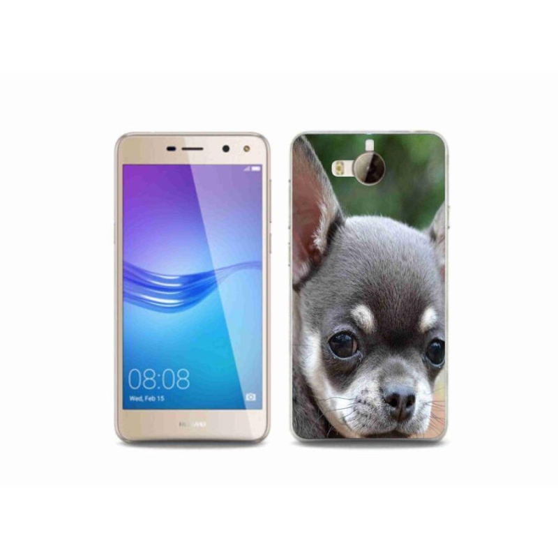 Gél tok mmCase mobil Huawei Y6 (2017) - chihuahua