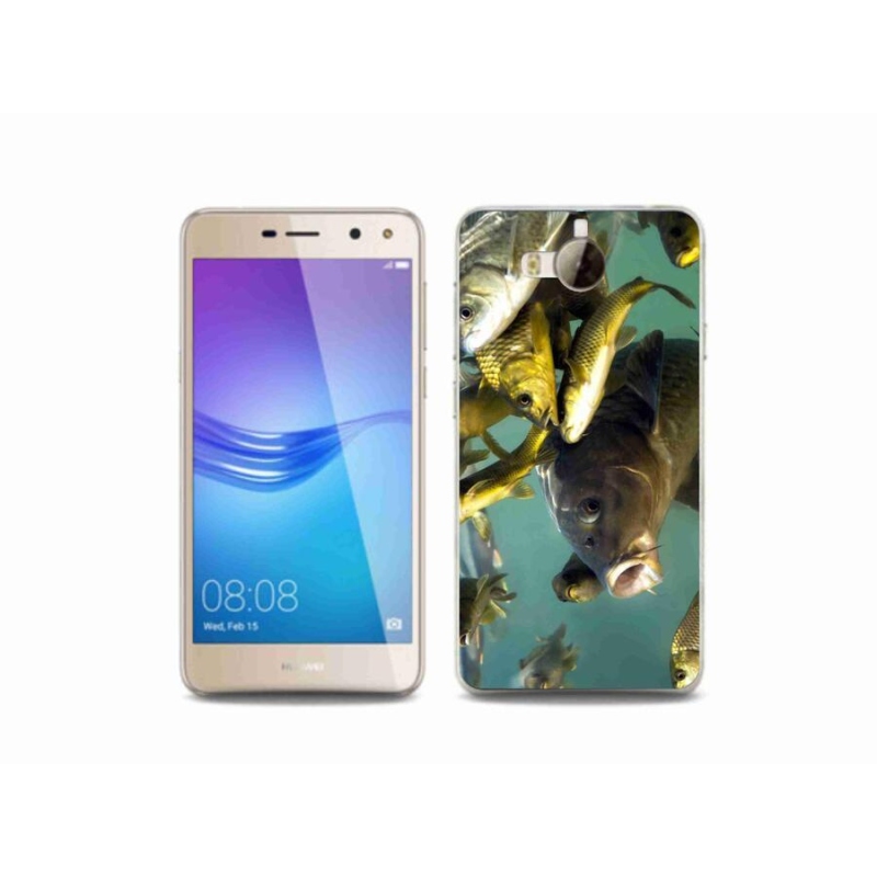 Gél tok mmCase mobil Huawei Y6 (2017) - halak iskolája