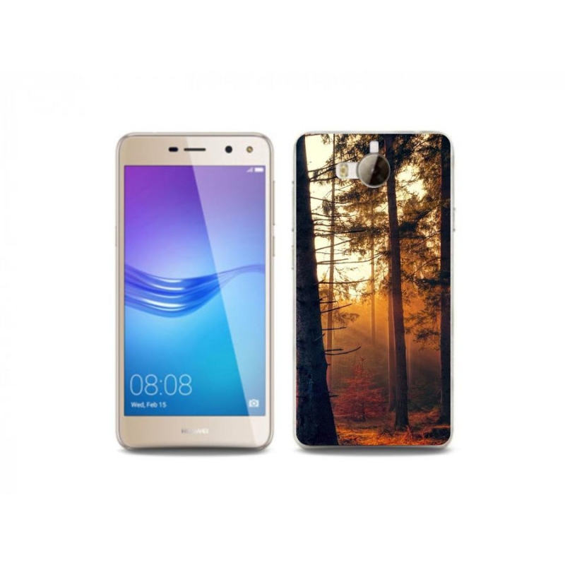 Gél tok mmCase a Huawei Y6 (2017) számára - erdő