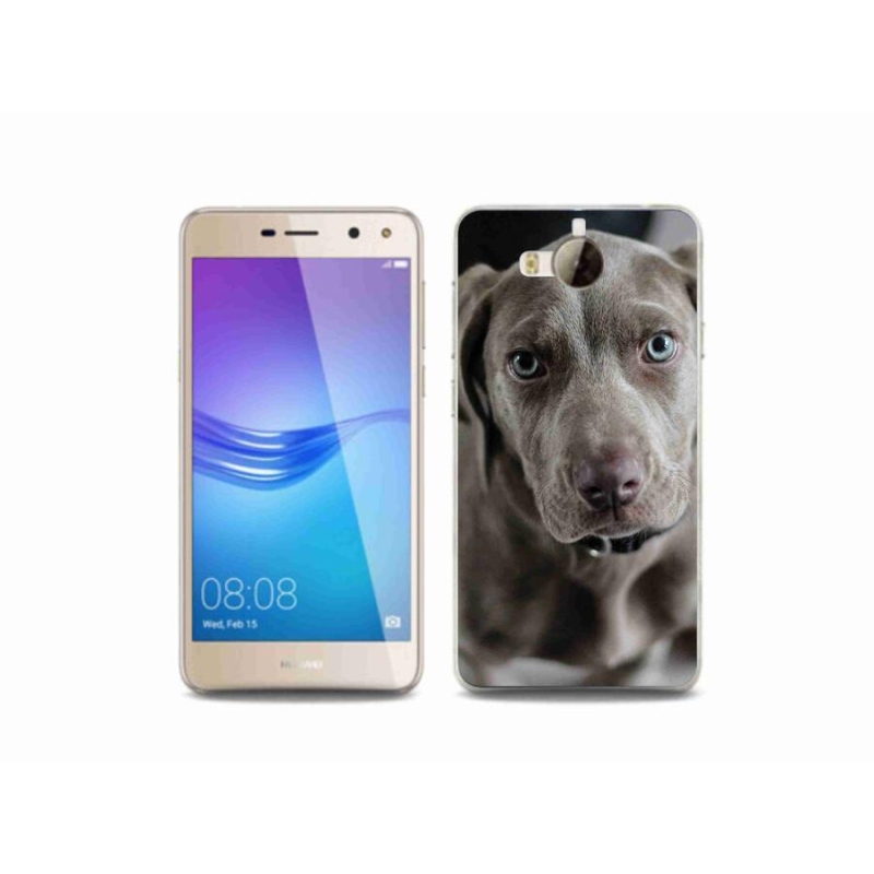 Gél tok mmCase mobil Huawei Y6 (2017) - výmarský ohař