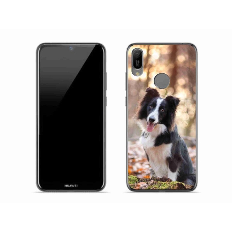 Gél tok mmCase a mobil Huawei Y6 (2019) - border colie 1