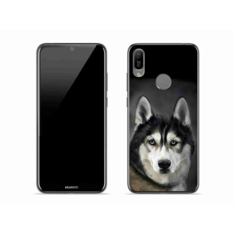 Gél tok mmCase mobil Huawei Y6 (2019) - husky