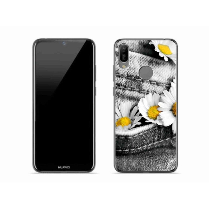 Gél tok mmCase a mobil Huawei Y6 (2019) - margarétákhoz