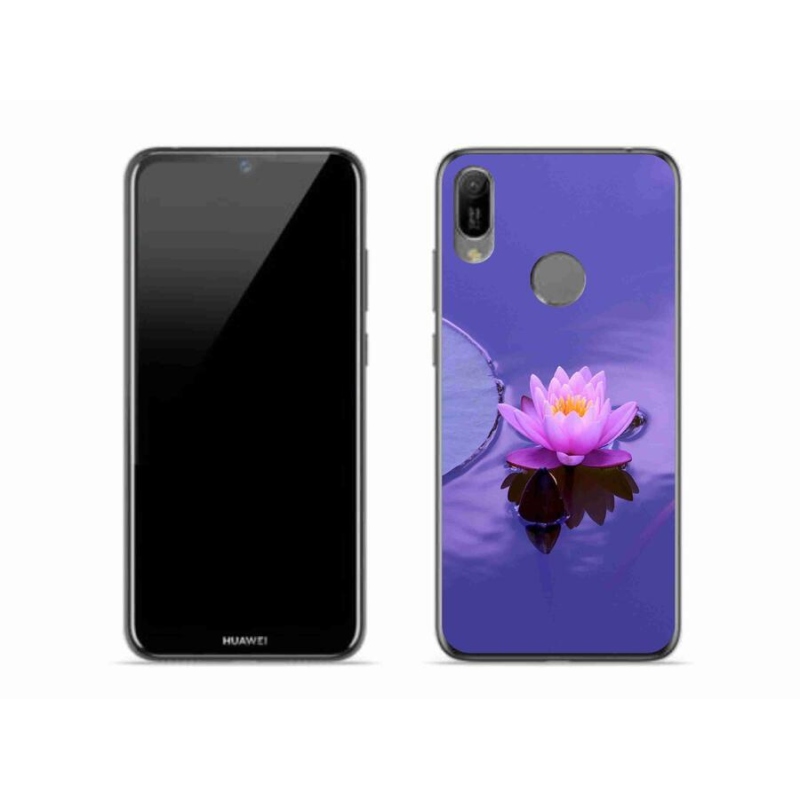 Gél tok mmCase mobil Huawei Y6 (2019) - virág a felületen