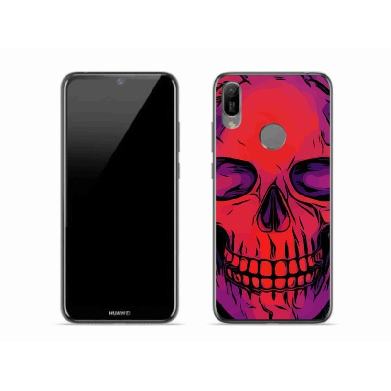 Gél tok mmCase a mobil Huawei Y6 (2019) - koponya
